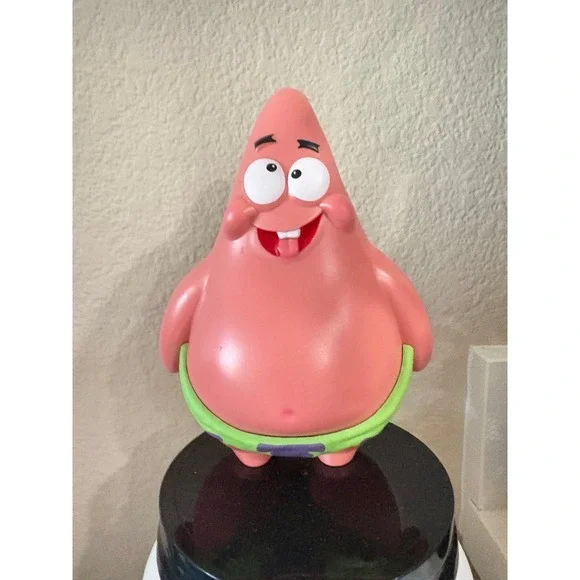 Pink Patrick Star Figurine SpongeBob Pink Starfish Toy Funny Shorts 6.5in funny - Picture 4 of 6